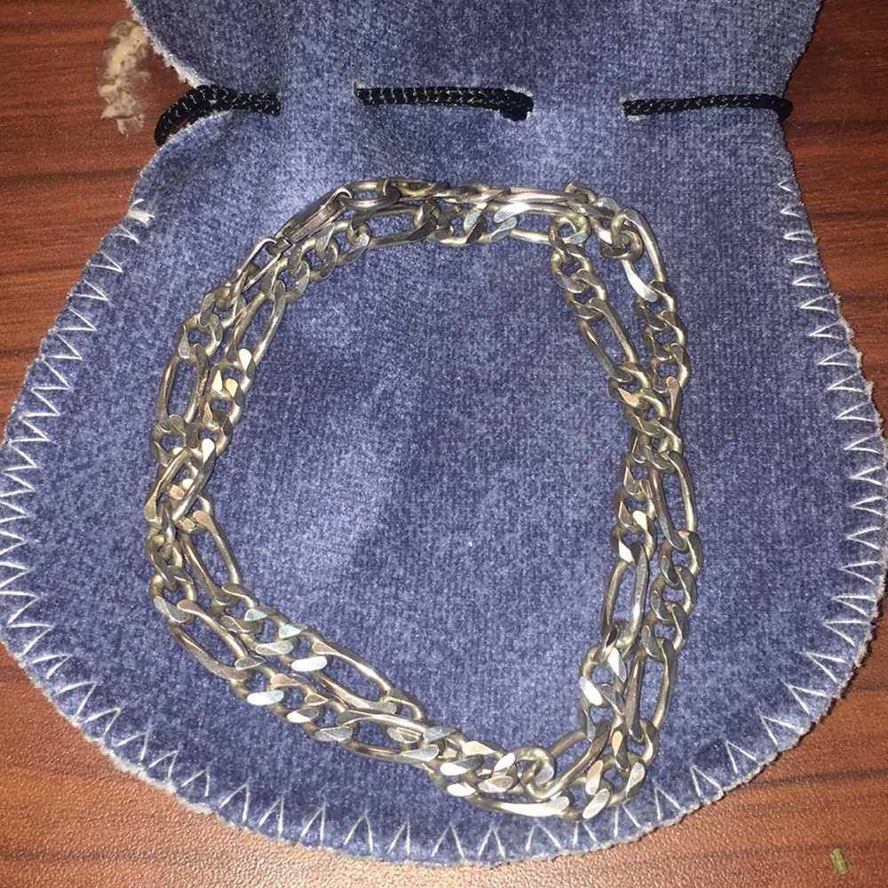 Sterling silver chain necklace